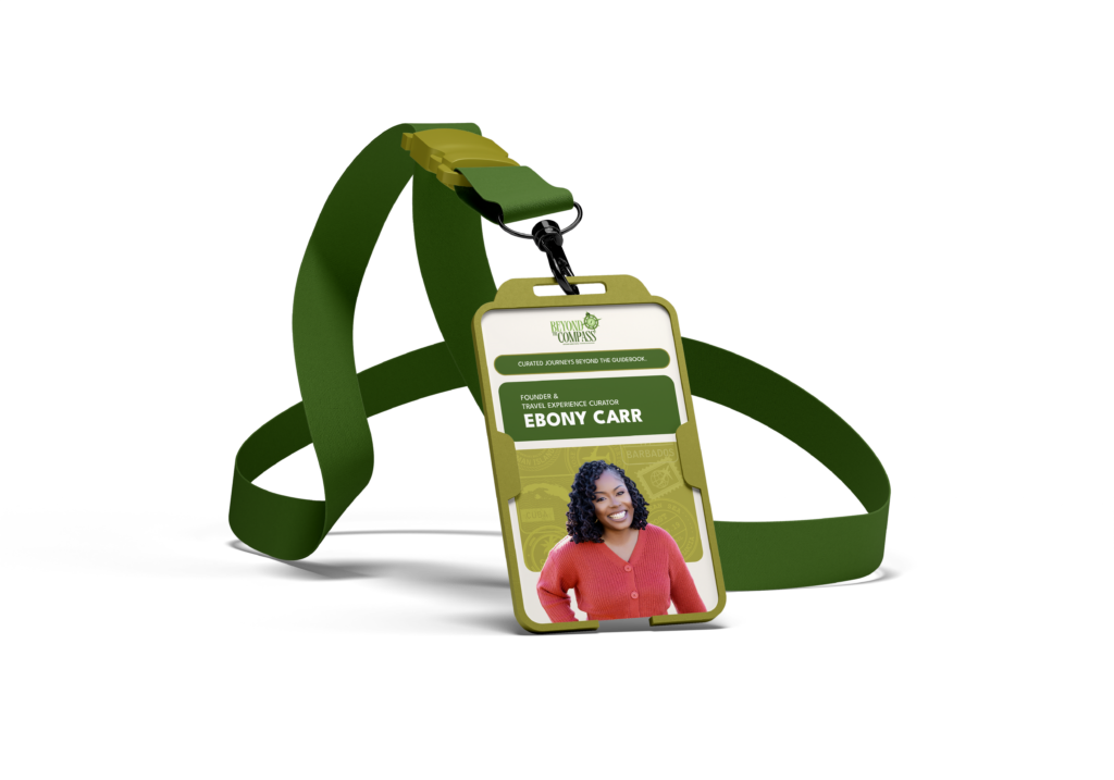 ebony LANYARD BADGE A